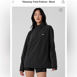 Alo takeaway track pullover